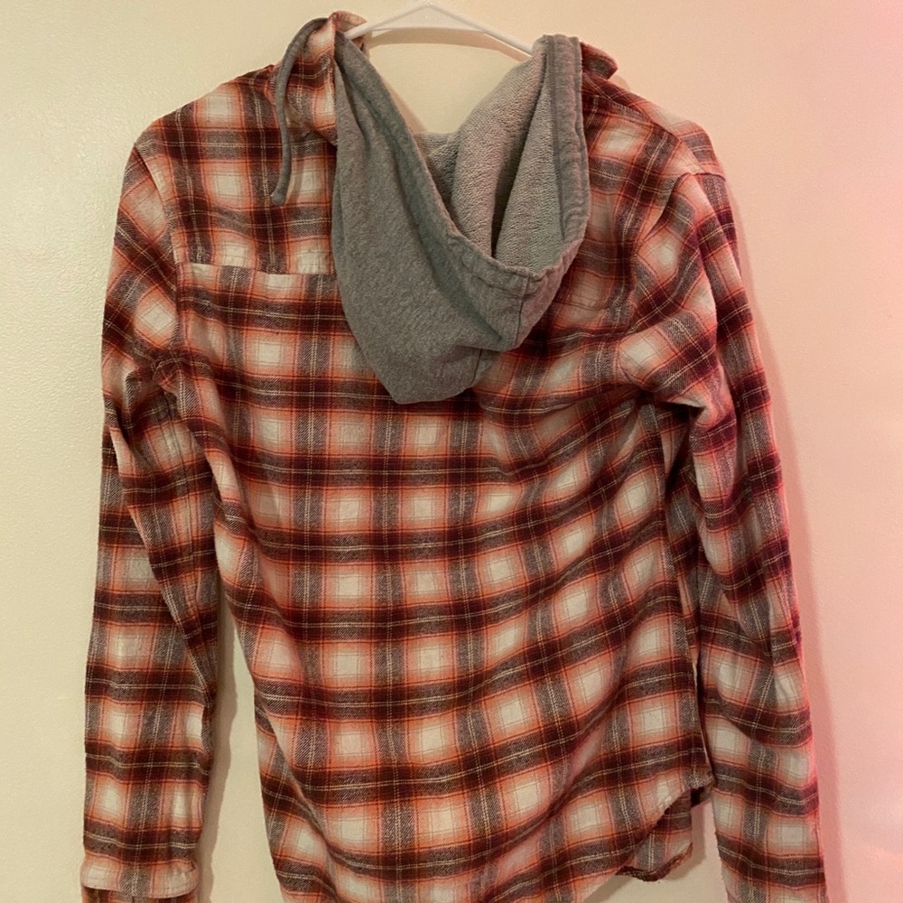 Hollister hooded flannel